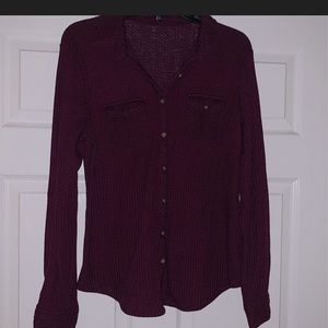 Burgundy sweater